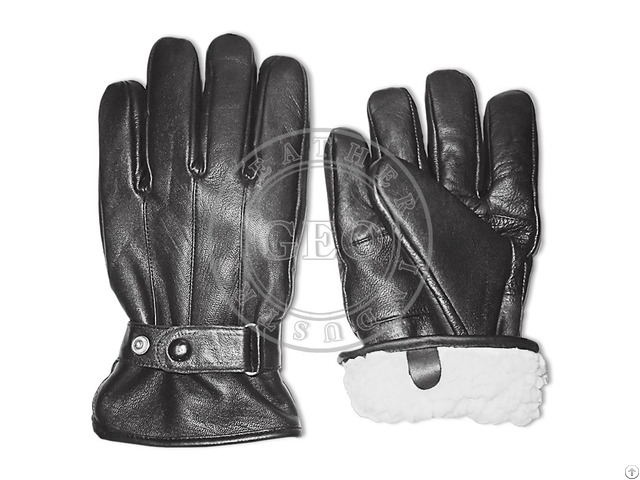 Cut Piece Cp Cheap Price Winter Sheep Leather Gloves