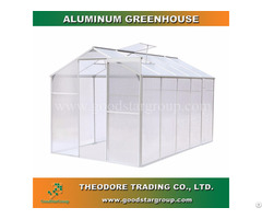 Aluminum Hobby Greenhouse 10x6ft Silver Color Backyard Ourdoor Portable Kitset Building