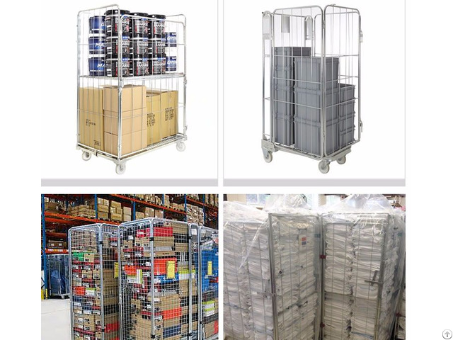 Pallet Mesh Containers For Transport