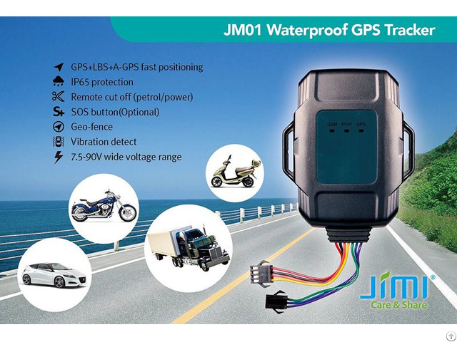 Jm01 Dustproof And Waterproof Vehicle Gps Tracker