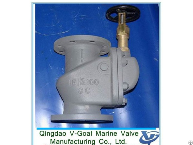 Cast Steel Storm Valve Straight Type Jis F3060 5k