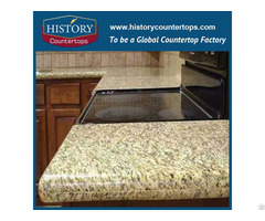 Tiger Skin Yellow Granite Kitchen Countertops And Vanity Top