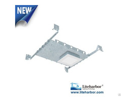Four Inch New Construction Ultra Slim Square Led Recessed Panel Light