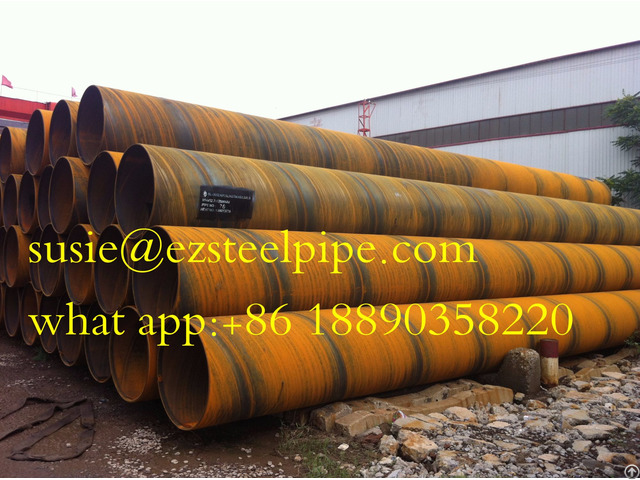 Ssaw Spiral Submerged Arc Welded Steel Pile Pipe For Tubular Piles