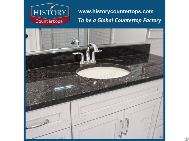 Black Pearl Granite For Kitchen Countertops And Vanity Tops