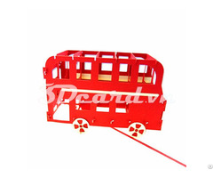 Double Bus In London 3d Pop Up Greeting Card