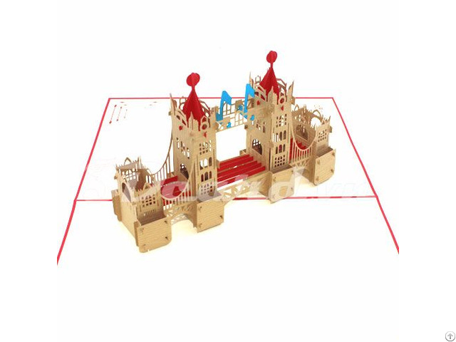 Tower Bridge 1 3d Pop Up Handmade Famous Building Card