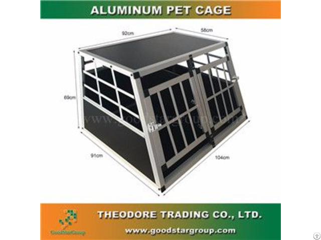 Good Star Group Pet Crate Double Door Large Size Cage Kennel Travel Carrier Dog House