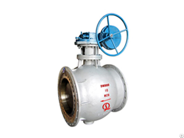 China Double Eccentric Semi Ball Valve