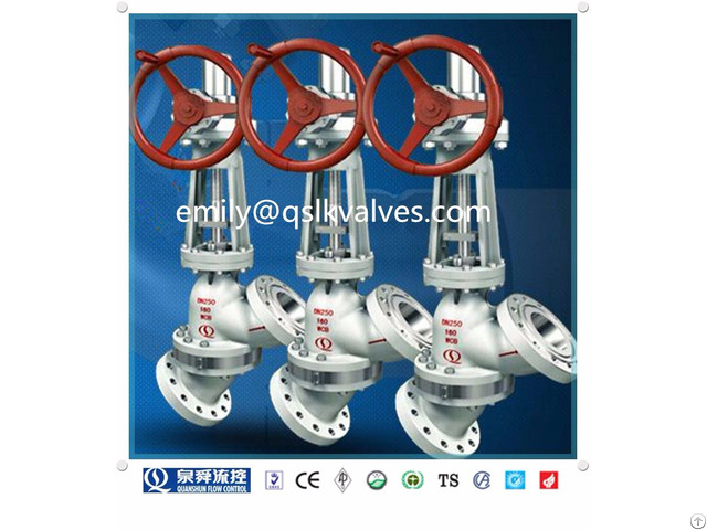 Y Pattern Globe Type Slurry Valve