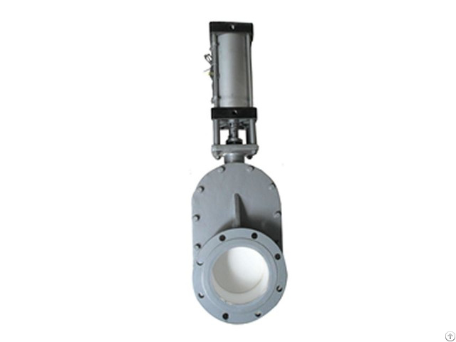 Pneumatic Double Disc Type Ceramic Gate Valve