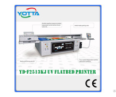 C M Y K W Varnish Uv Inkjet Flatbed Printer