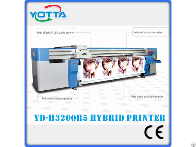Digital Hybrid Uv Printer For Banner Wallpaper Sticker