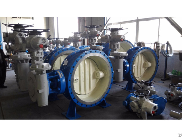 Bidirectional Metal Sealing High Performance Butterfly Type Ball Valve