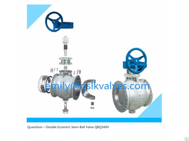 Anti Scaling C Type Ball Valve For Soda Ash Industry