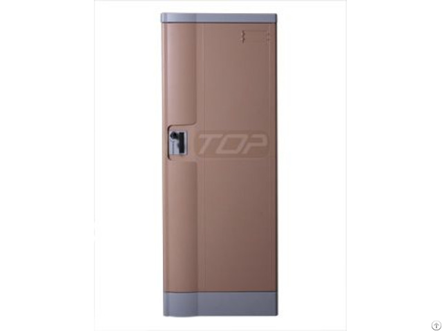 Double Tier Factory Lockers Abs Plastic Coffee Color