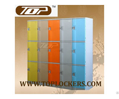 Triple Tier Abs Plastic Cabinets Yellow Color