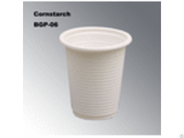 100 Percent Biodegradable Eco Friendly Cornstarch Disposable Tableware Cup Bgp 04