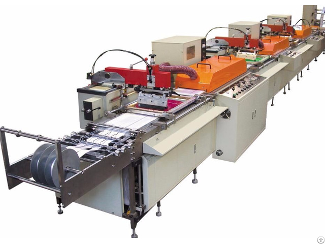 Multi Color Silk Screen Satin Ribbon Care Label Printing Machine