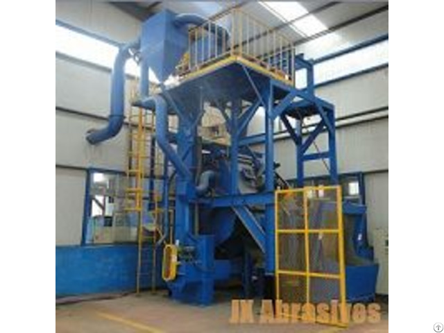 Rubber And Steel Belt Tumblast Machine