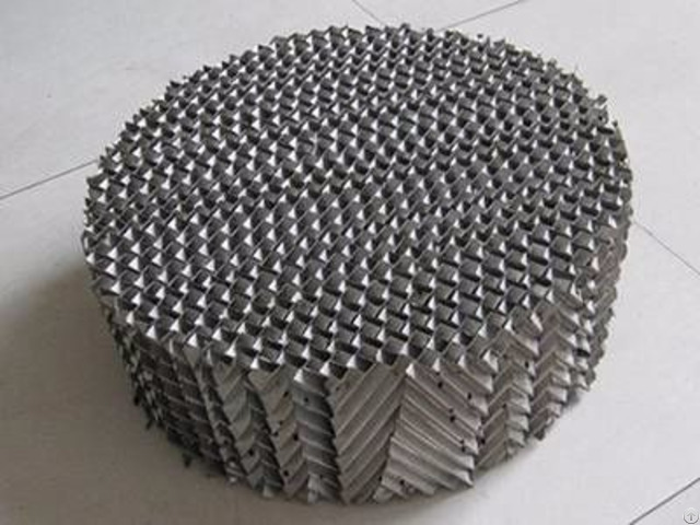 Metal Perforated Plate Corrugated Packing With Long Service Life