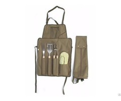 Foldable Bbq Apron With Tools My20b 085