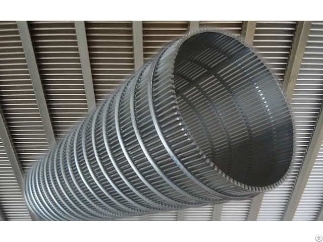 Wedge Wire Mesh Cylinder For Water Well