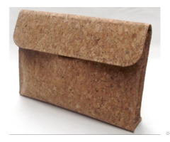 Natural Cork Wood Materials Portable Briefcase Bag