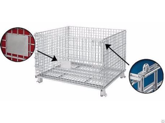 Storage Wire Cage For Warehouse And Logistic