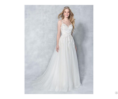 Strapless Bridal Gown Sheath Wedding Dress With France Lace