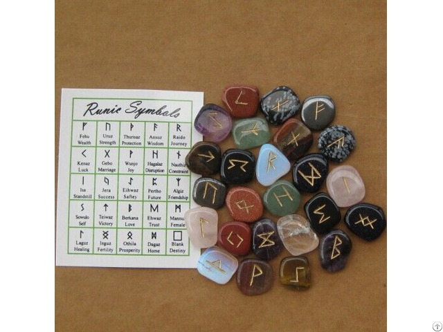 Wholesale Assorted Mixed Gemstone Runes