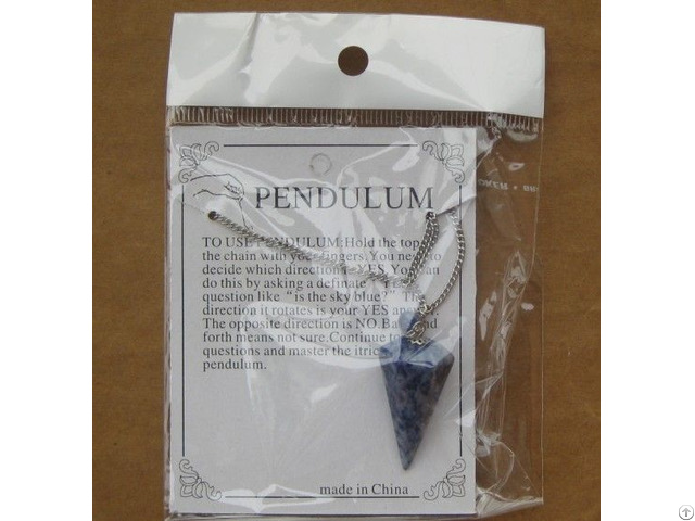 Wholesale Gemstone Sodalite Pendulum Faceted