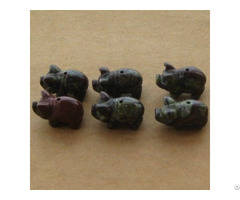 Wholesale Carved Gemstone Animals Beads