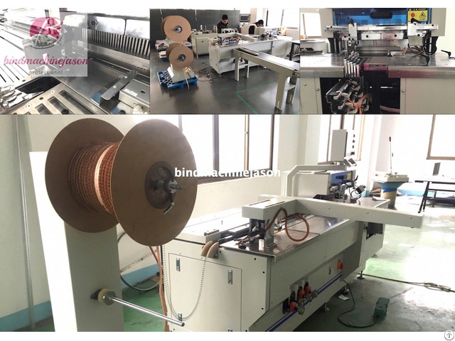 Wire Binding Equipment Pbw580 Inline With Hole Punching