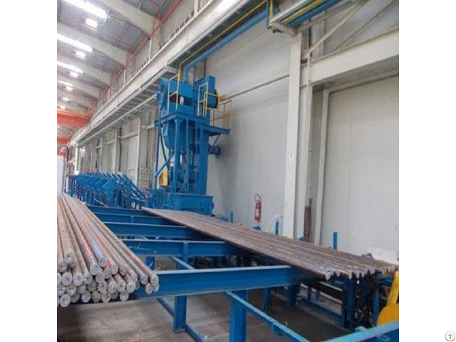 Steel Bar Shot Blasting Machine Polishing Preparation