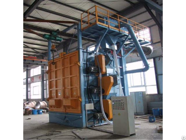 Auto Parts Hanger Shot Blasting Machine Increase Roughness