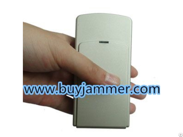 Mini Portable Double Frequency Gps Jammer With Built In Antenna Light Brown