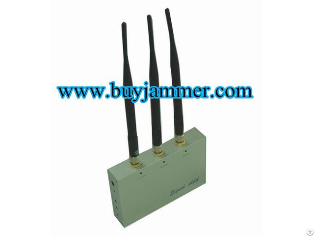 Cell Phone Jammer With Remote Control Cdma Gsm Dcs And 3g