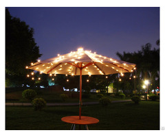 Solar Powered 150 L Shooting Star Umbrella Light Kf90018