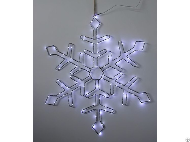 Christmas Decorative Smd Snowflake Wire Form Wall Light Kf67184