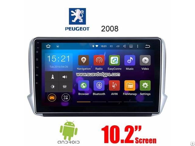 Peugeot 2008 Android Car Radio Gps Wifi Navigation Camera Parts