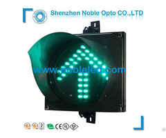 Road Safety Directional Led Arrow Warning Traffic Light In Green Color