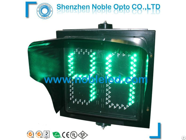 Large Display 400mm Led Traffic Light Countdown Timer