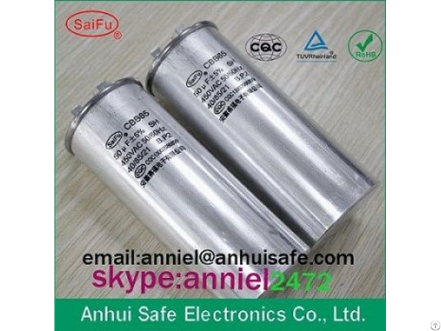 Low Voltage 10uf 20uf 30uf 40uf 50uf 60uf Retail Factory Price Old Brand Cbb65 Capacitor