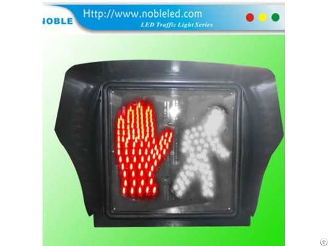 400mm Square Crosswalk Safety Led Traffic Signal Head