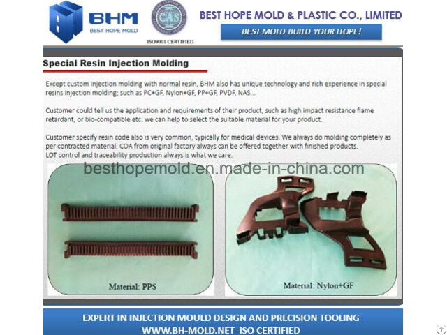 Special Resin Molding Nylon Gf Part Moulding