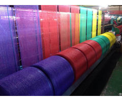 Raschel Mesh Bags On Roll For Packing Fruits Vegetable And Other Food