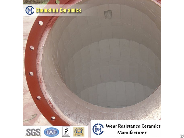 Wear Resistant Alumina Ceramic Lined Composite Steel Pipe