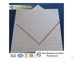 92 Percent And 95 Percent Alumina Ceramic Wear Resistant Rectangle Mosaic Tile Mat