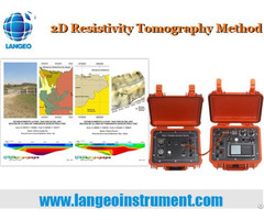 Langeo Wgmd 4 120 Dc Multi Electrode Resitivity Tomography System